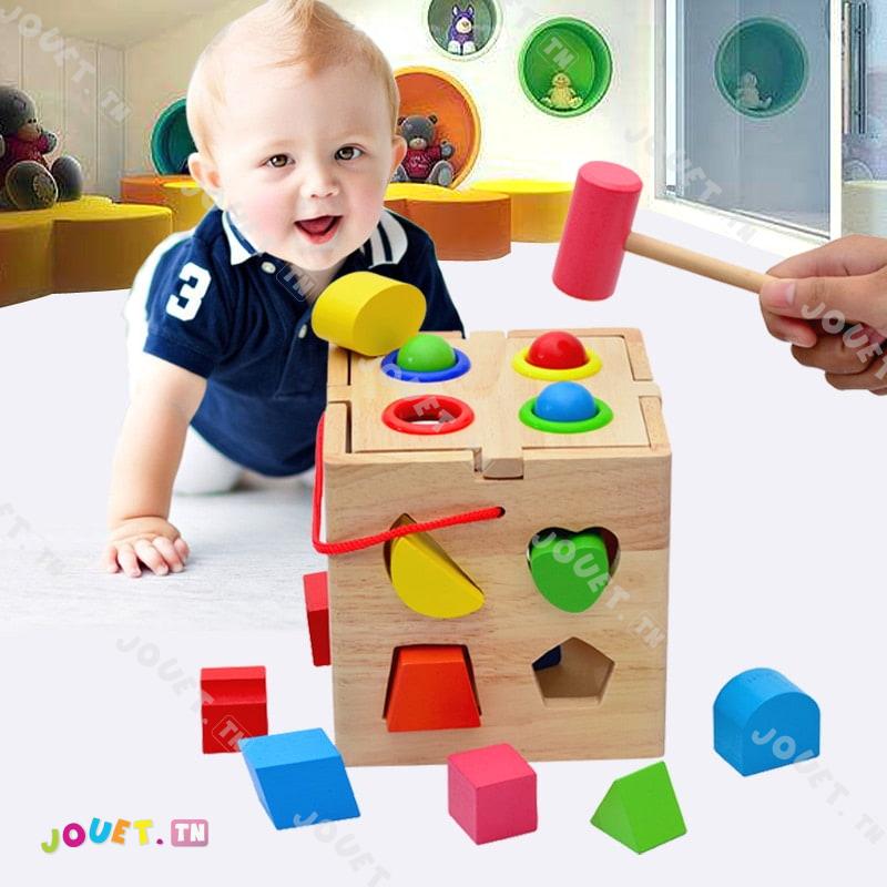 boite-jeux-d-encastrement-en-bois-rouge jeux d'encastrement