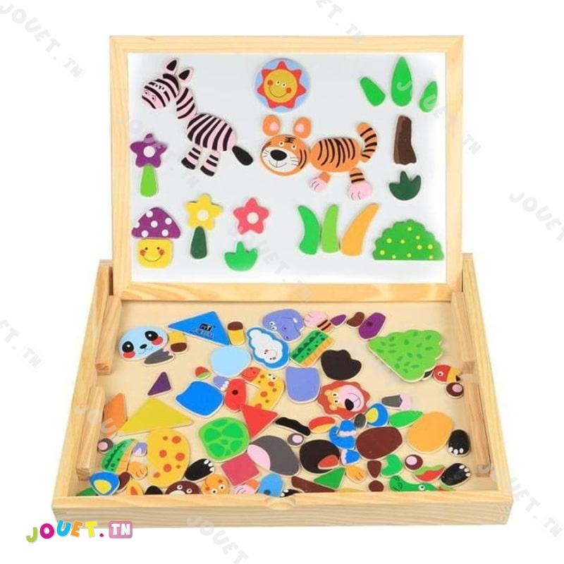 Boîte De Puzzle Magnétique - Puzzle D'image À Associer Pour Tout-Petits Boîte De Puzzle Magnétique - Puzzle D'image À Associer Pour Tout-Petits