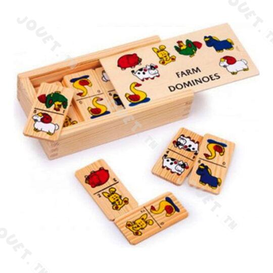 domino animal bois