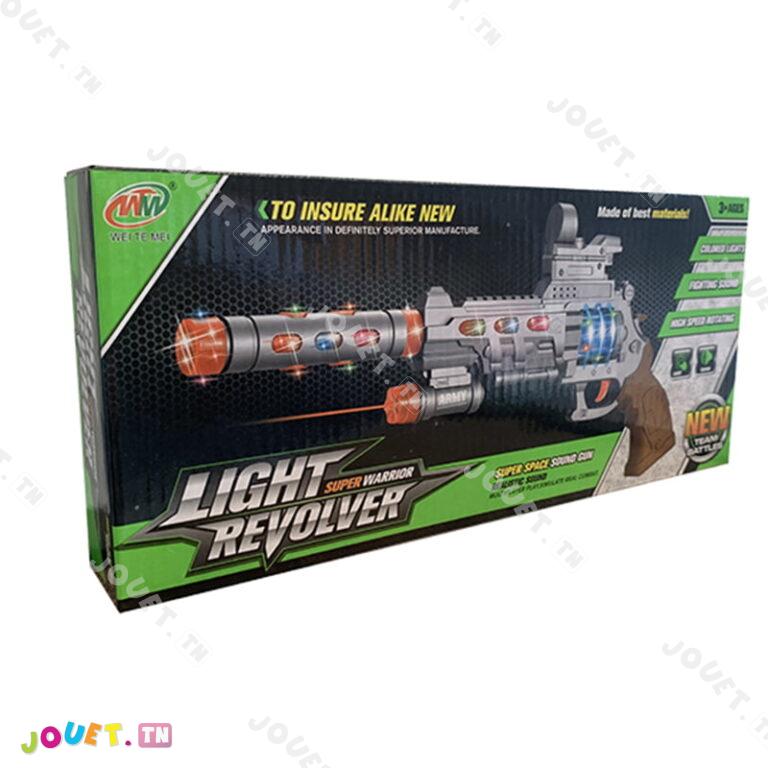 LIGHT REVOLVER - Jouet.tn