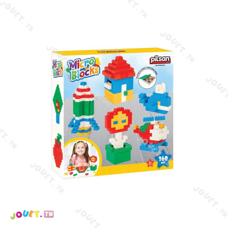 micro-blocks-360pcs-pilsan jeux d'encastrement