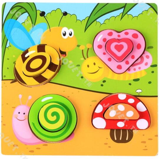 PUZZLE ENCASTREMENT EPAIS BOIS MM Tunisie