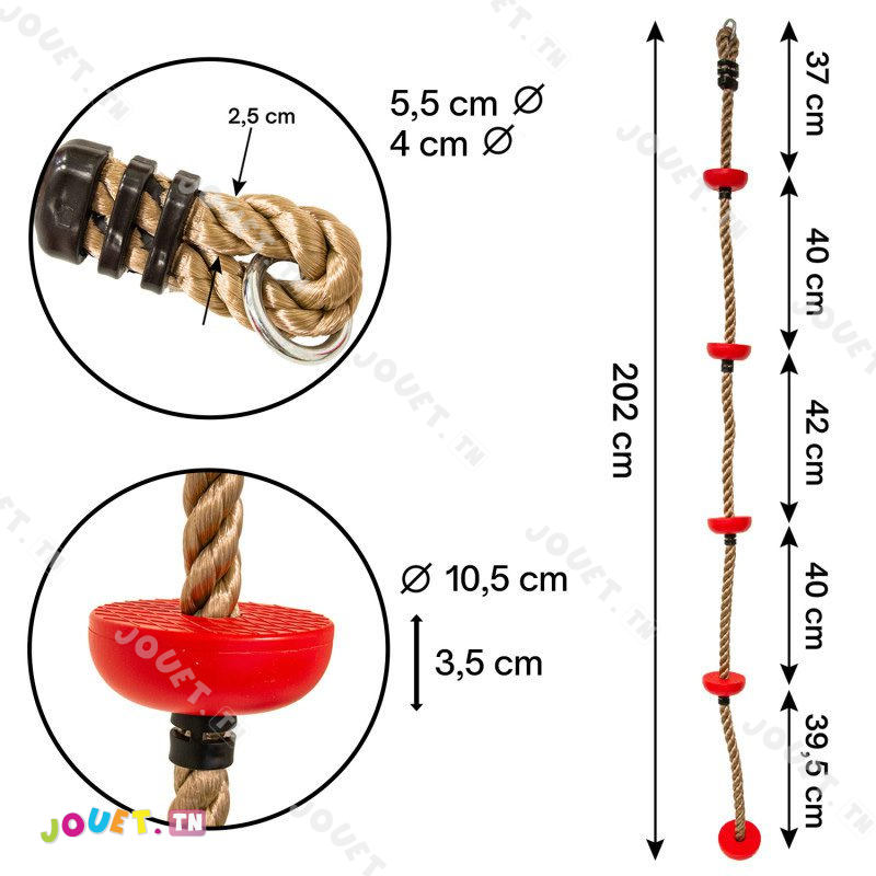 CORDE DE GRIMPAGE ROBUSTE. prix Tunisie CORDE DE GRIMPAGE ROBUSTE prix tunisie