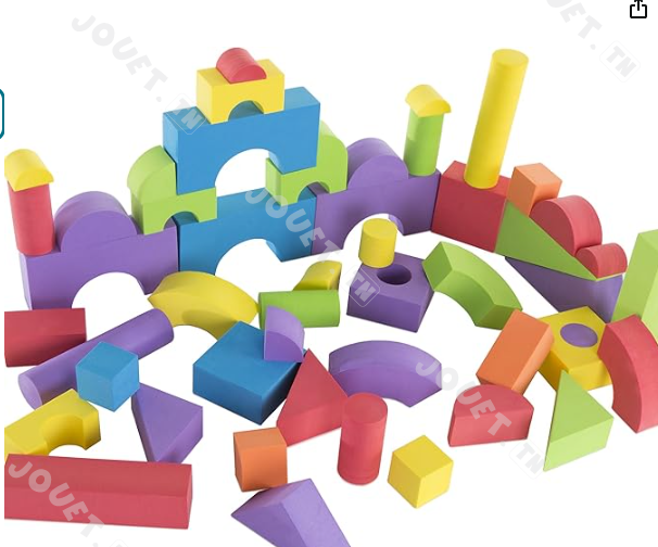 FUN FOAM BLOCKS 52 PCS. prix Tunisie FUN FOAM BLOCKS 52 PCS prix tunisie