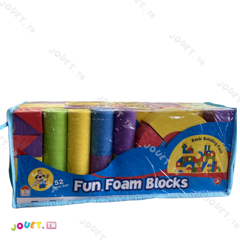 FUN FOAM BLOCKS 52 PCS prix Tunisie FUN FOAM BLOCKS 52 PCS prix Tunisie