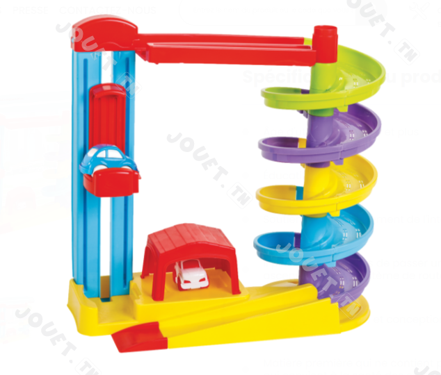 ROAD SET WITH CAR LIFT PILSAN. ROAD SET WITH CAR LIFT PILSAN