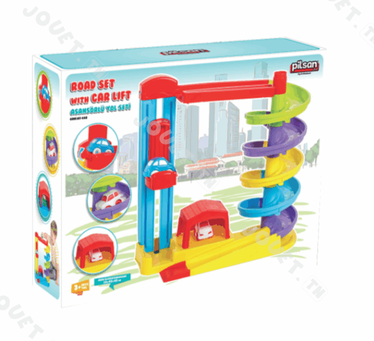 ROAD SET WITH CAR LIFT PILSAN