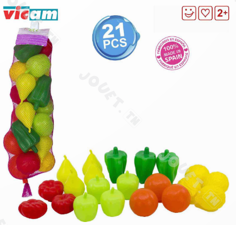 FRUIT/LEGUME 21PCS VICAM