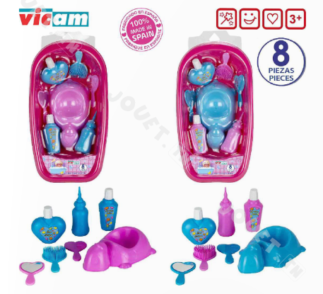 ACCESSOIRES 2 BAIGNOIRES 8PCS VICAM ACCESSOIRES 2 BAIGNOIRES 8PCS VICAM