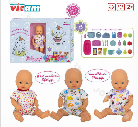 POUPEE 35CM+24 ACC VICAM