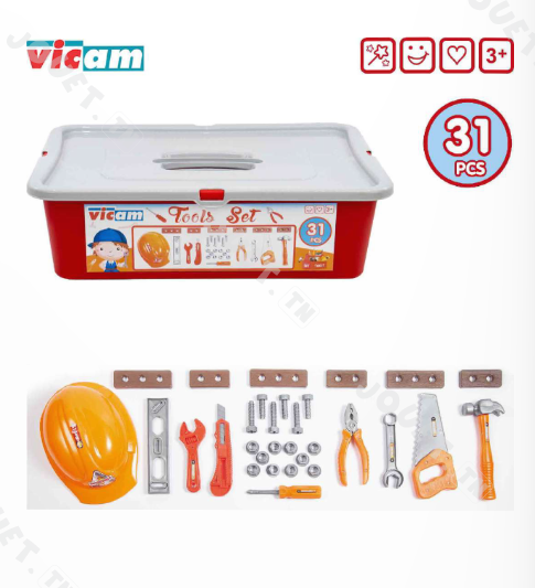 SET DE BRICOLAGE EN BOITE 31PCS VICAM SET DE BRICOLAGE EN BOITE 31PCS VICAM
