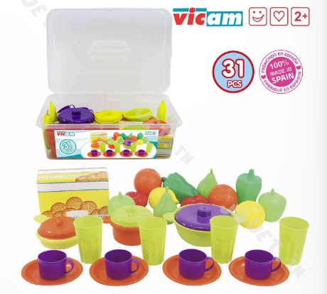 SET CUISINE EN BOITE 31PCS VICAM