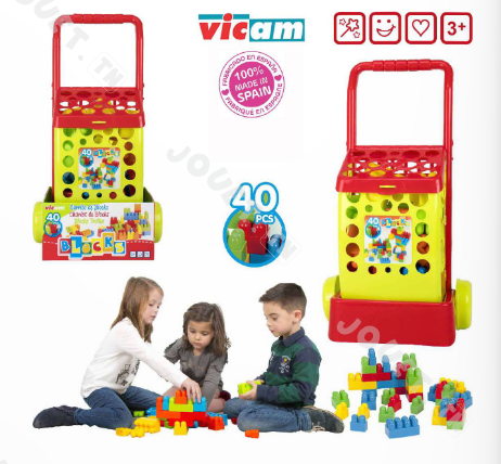 CHARIOT DE BLOCKS 40PCS VICAM