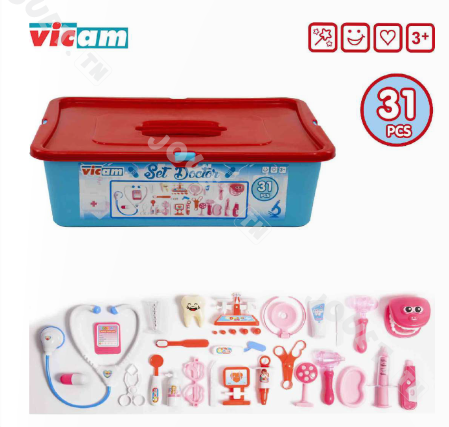 SET DOCTOR EN BOITE 31PCS VICAM SET DOCTOR EN BOITE 31PCS VICAM